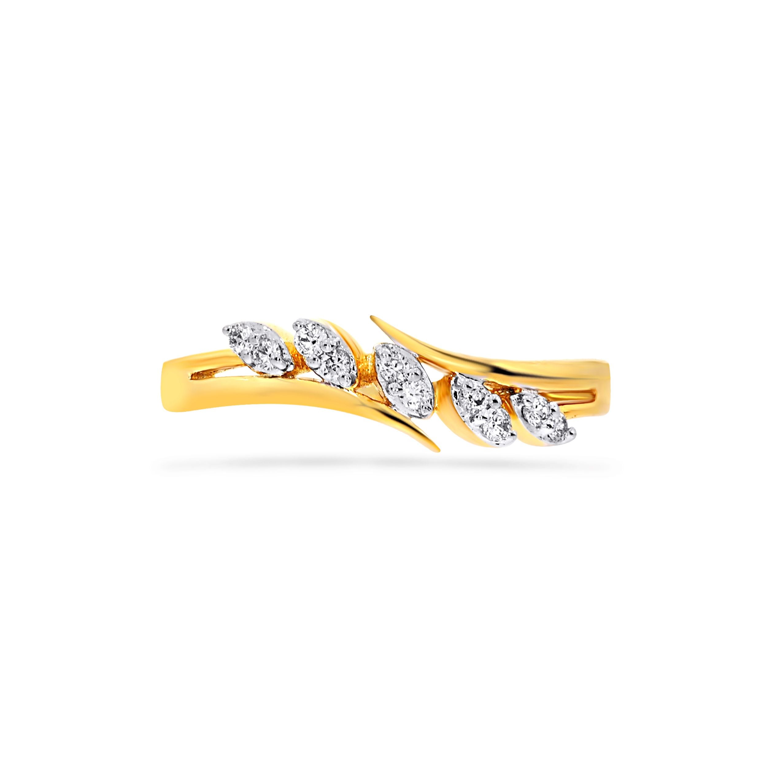 Pentad Pretty Petals Sparkling Jewelry Band