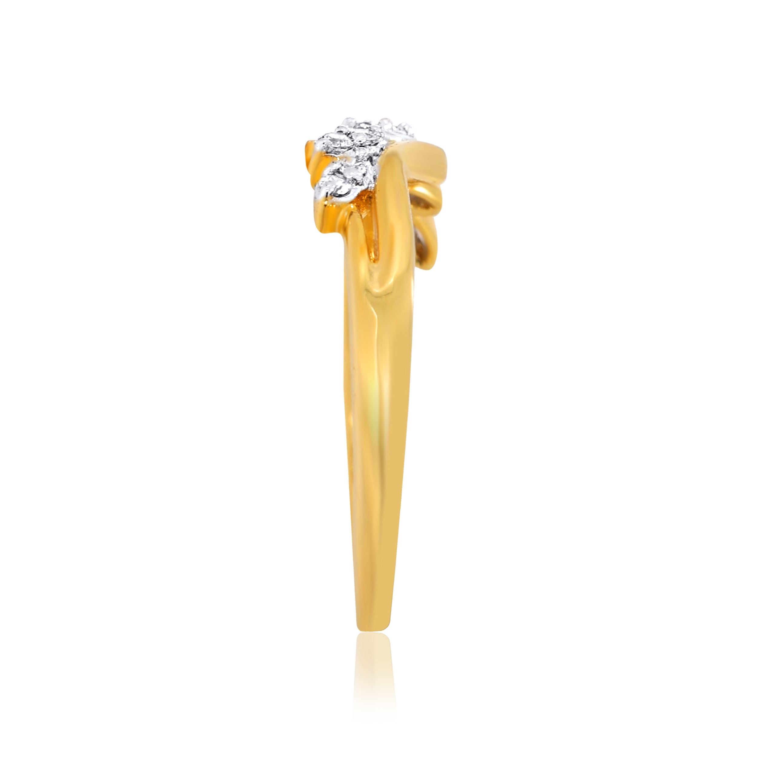 Pentad Pretty Petals Sparkling Jewelry Band