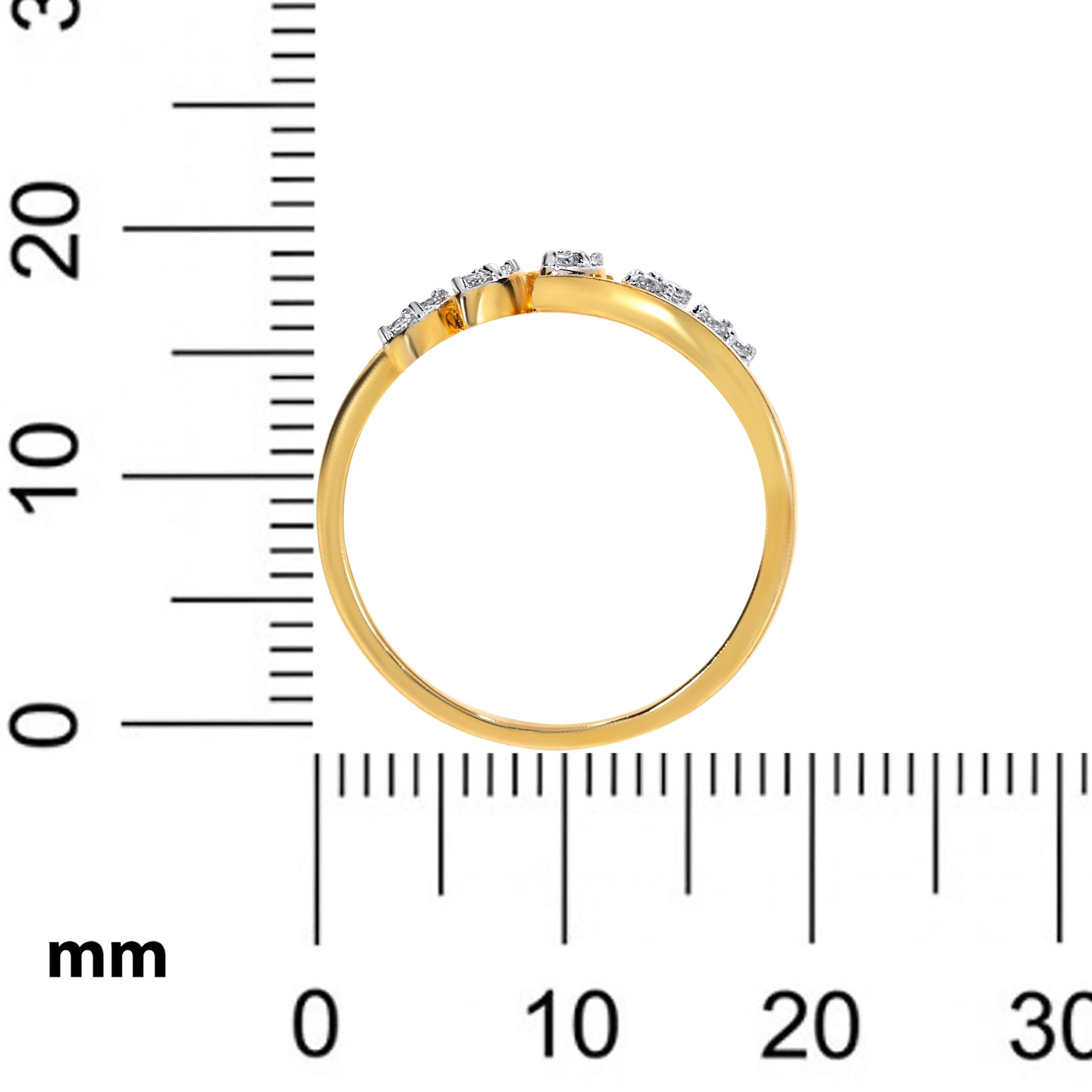 Pentad Pretty Petals Sparkling Jewelry Band