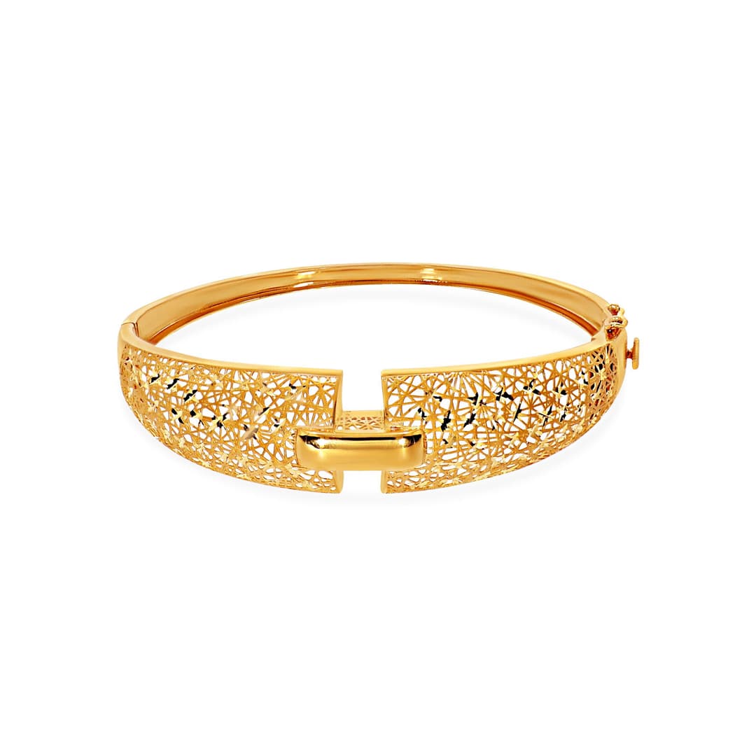 Intricate 22K Gold Bracelet | Elegant Craft Jewelry Collection