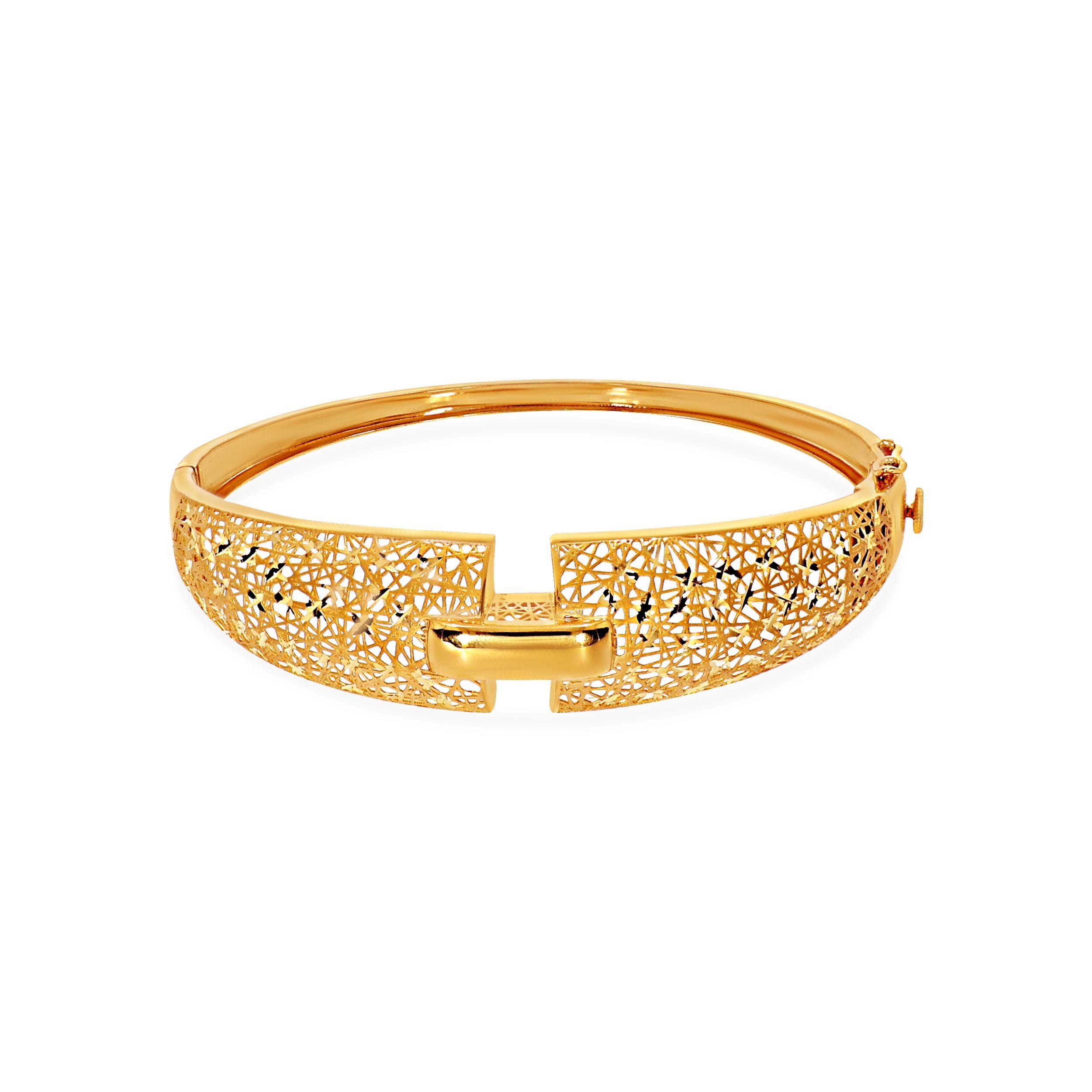 Intricate 22K Gold Bracelet | Elegant Craft Jewelry Collection