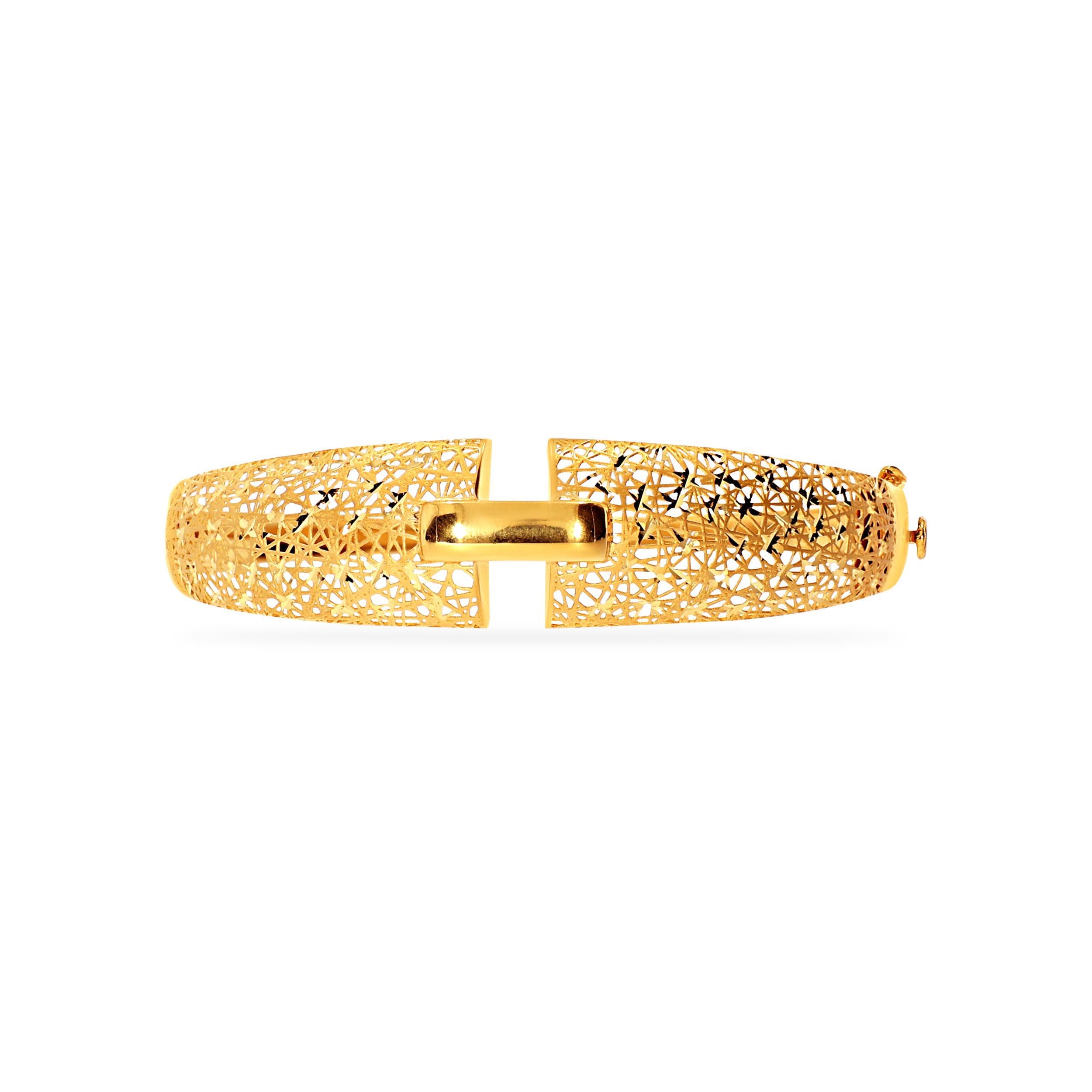 Intricate 22K Gold Bracelet | Elegant Craft Jewelry Collection