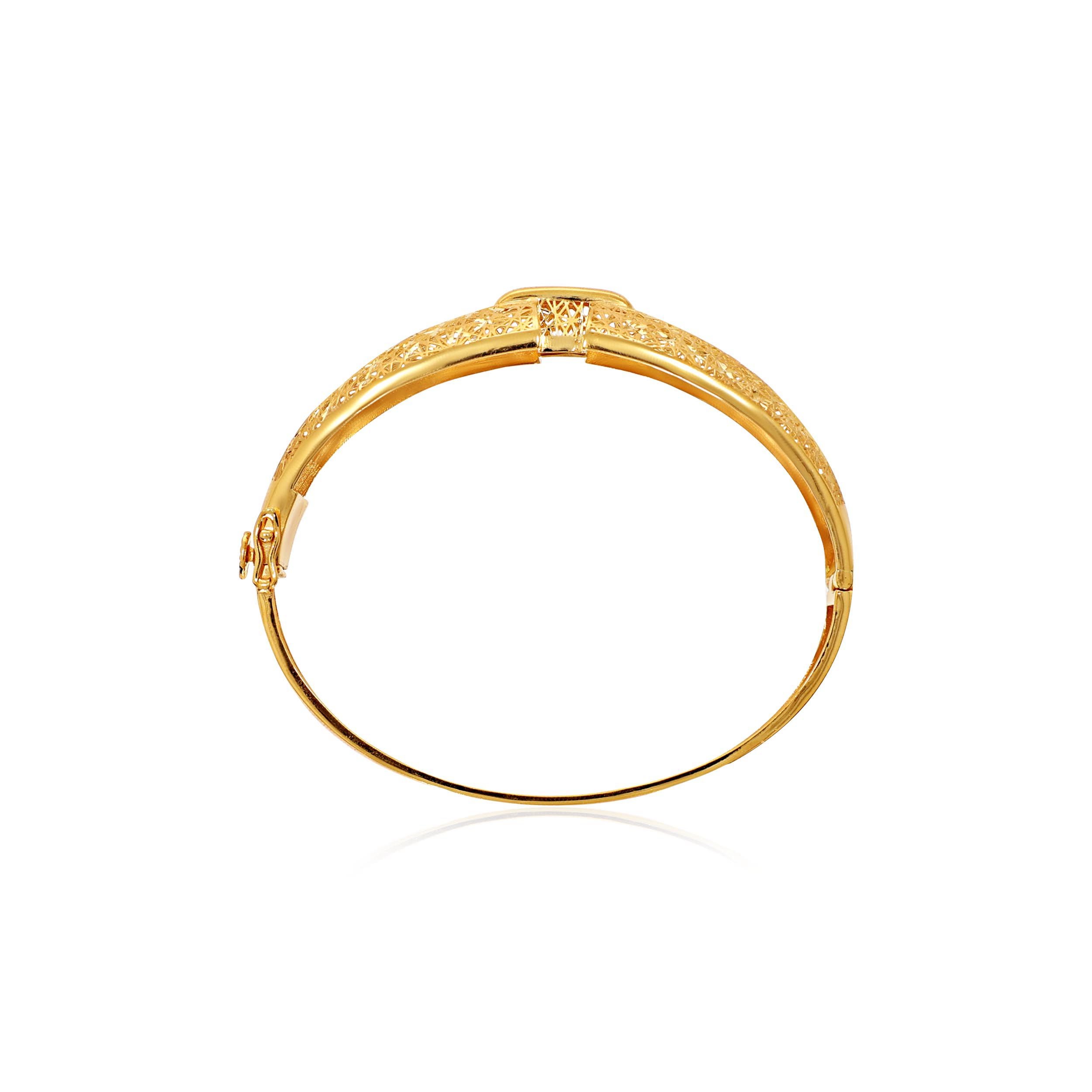 Intricate 22K Gold Bracelet | Elegant Craft Jewelry Collection
