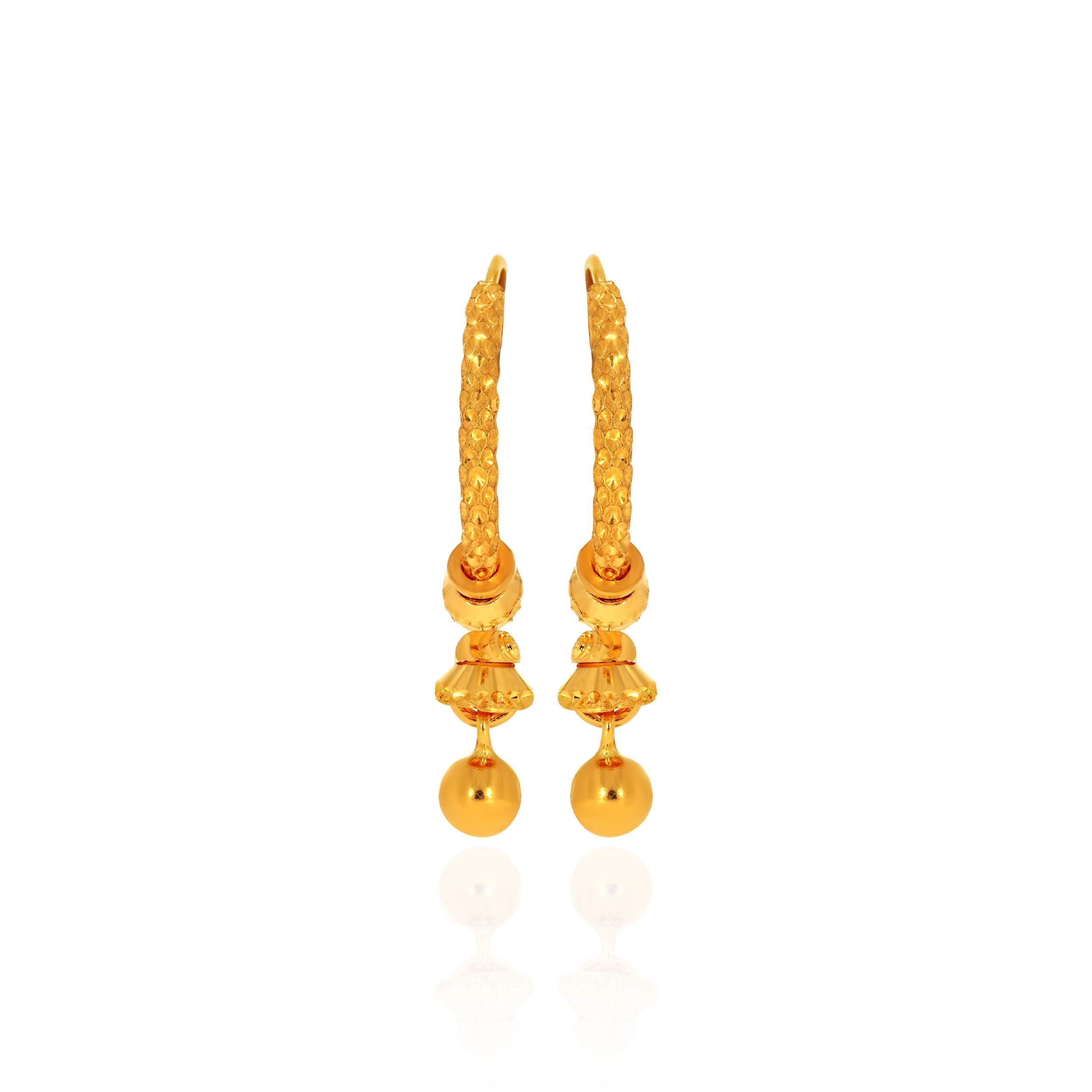 Gleaming Gold Twirl Hoop Earrings for Every Occasion