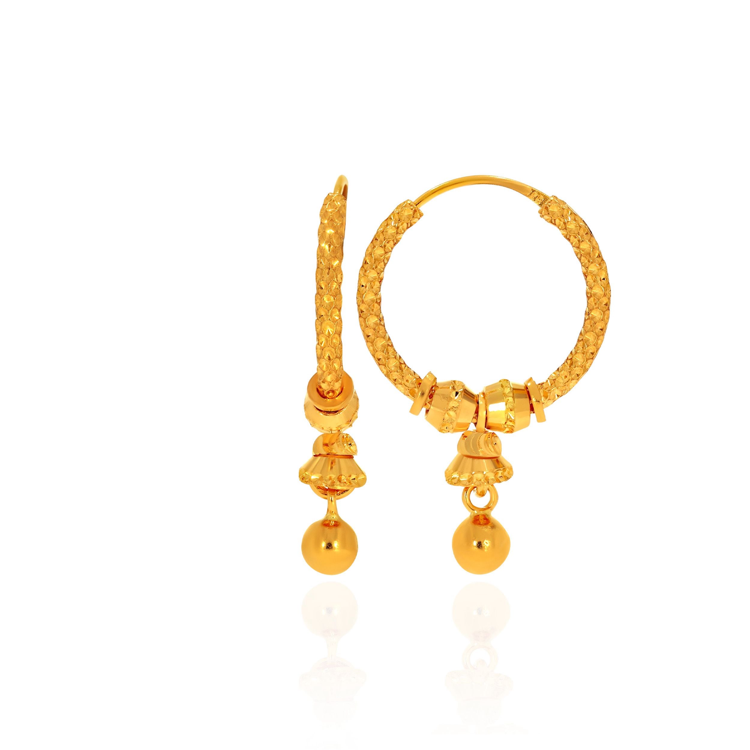 Gleaming Gold Twirl Hoop Earrings for Every Occasion