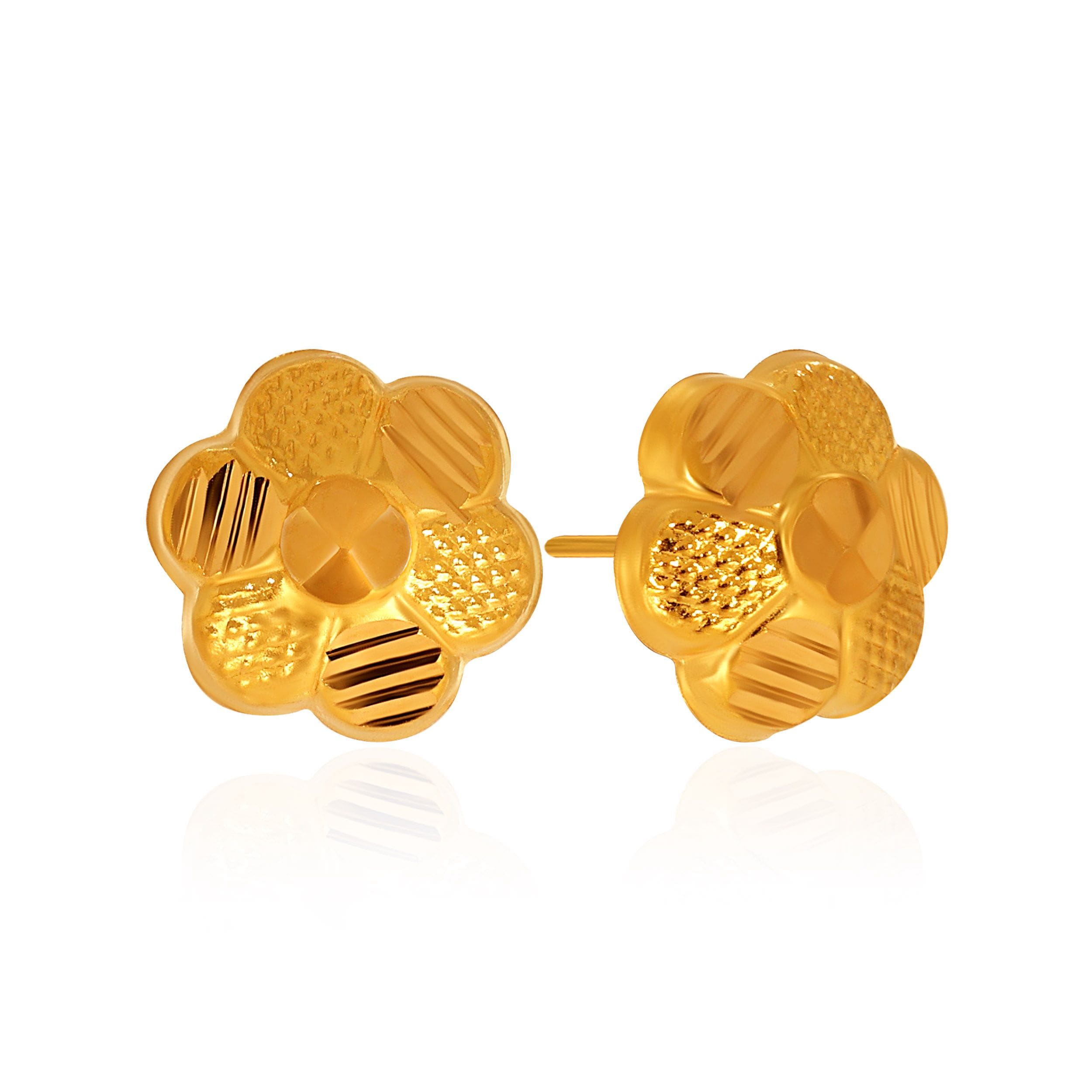 Discover Blooming Gold Studs: A Fresh Floral Jewelry Delight